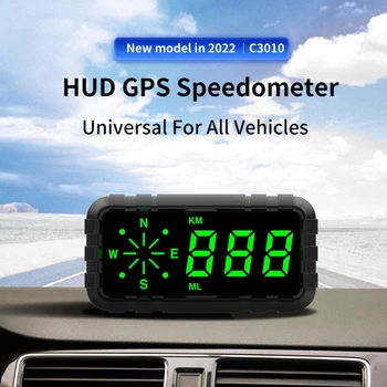 Auto Speed Limit Upozornenie Projektor HUD GPS Tachometer Kompas Alarm prekročenia rýchlosti