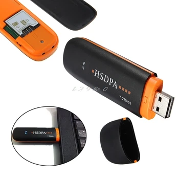 Externý USB Modem HSDPA USB STICK SIM Modem 7,2 Mbps 3G Adaptér Bezdrôtovej Siete s TF Karty SIM