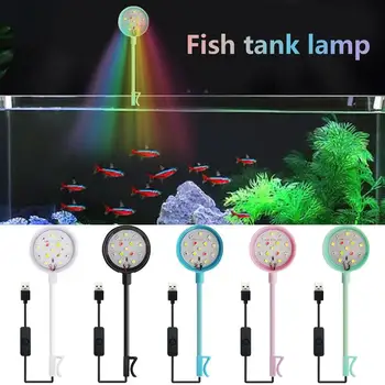 USB konektor mini akvárium svetlo LED akvárium svetlo príslušenstvo akvárium terénne plaz rybka korytnačka krásne svetlo