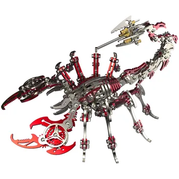 3D Scorpions Kovové Puzzle Steampunk Mechanické Scorpion Model Auta Floatingcity Ocele Warcraft Zostaviť Jhandmade Hračky Pre Dospelých