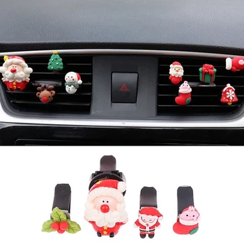 Auto Odvzdušňovací Parfum Klip Klimatizácia Vianoce, Santa Claus Ozdoby, Výzdoba Auto Vianočné Santa Príslušenstvo