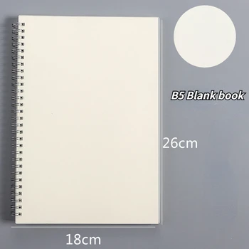B5 Kvalitné Notebook na Písanie a Kreslenie s Matné Priehľadné Pokrytie Mriežky Papier a kancelárske potreby materiál pre Študentov