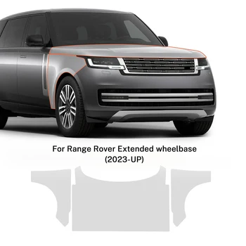 Auto Kapota Exteriéru pre Range Rover Predĺžený rázvor Pre Rez PPF Farba Ochrany Tpu Priehľadného Filmu, 2023 Anti-Scratch Nálepky