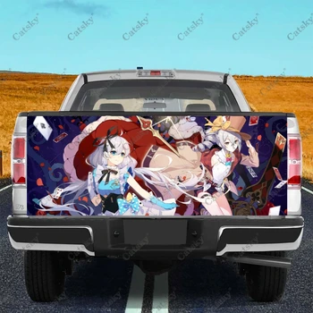 Honkai anime Auto samolepky truck zadné ostrohové úpravu maľovanie vhodné pre truck bolesť balení príslušenstvo obtlačky