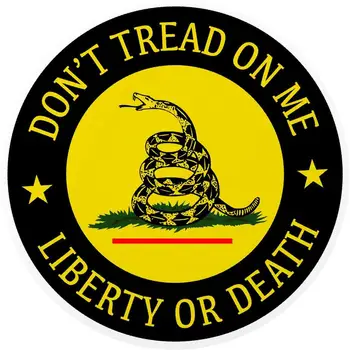 Nenechajte si Šliapať na Mňa-sloboda alebo Smrť Kotúča, Auto Nálepky Notebook Okno Nálepky Vlajka Spojených Štátov Garsden Vlajka Druhú Zbraň