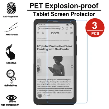 3KS HD Nano Výbuchu-dôkaz Anti-shock PET Fólie Pre Onyx BOOX Palma Tablet Anti-scratch Clear Screen Protector Film Nie Sklo
