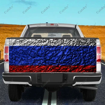 Ruskú vlajku polepy Áut, kamiónu vzadu dekorácie, maliarstvo, auto úprava nálepky, auto príslušenstvo, zadné obtlačky