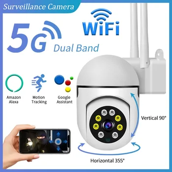 4X Digitálny Zoom Vonkajšie Wifi Kamera AI Ľudských rozpozná Bezdrôtové bezpečnostné Kamery Security Protection CCTV S 1080P IP Kamery