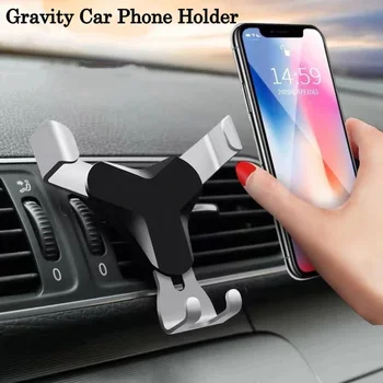 Univerzálny Car Air Vent Gravitácie Telefón Holde Mobilný Stojan Podporou GPS Auto Air Vent Mount pre IPhone Xiao Samsung