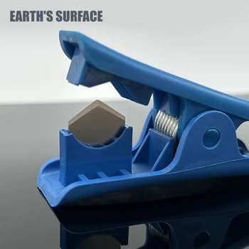 ES-3D Tlačiarne Diely Prenosné PTFE Tube Cutter Klasické Modré z Nylonu PVC, PU rezný Nástroj S Automatické Skladanie Torzné Pružiny