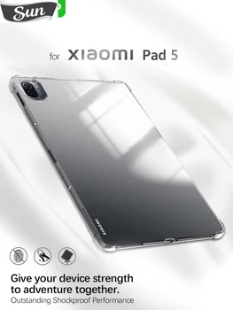 Mäkké TPU Pre Xiao Pad 5 Pro prípade jasné zadný kryt pre MiPad 5 Transparentné Prípade Kremíka Späť Tablet Pokrytie mi pad5 príslušenstvo