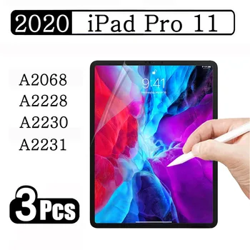 (3 Pack) Kniha Ako Film Pre Apple iPad Pro 11 2020 A2068 A2228 A2230 A2231 Matný Tablet Screen Protector