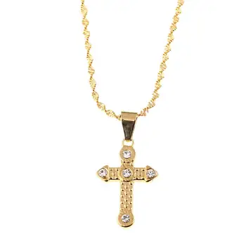 Módny Prívesok Kríž Náhrdelník Ženy, Dievča, Mini Kúzlo Kríž Kresťanský Ozdoby, Šperky