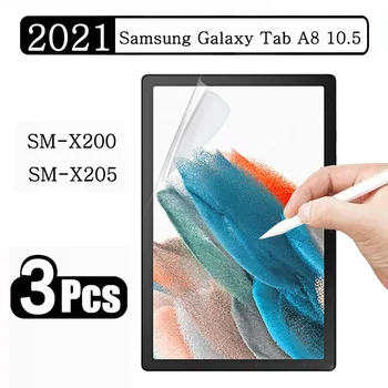 (3 Pack) Papier Pocit Fólia Pre Samsung Galaxy Tab A8 10.5 2021 SM-X200 SM-X205 X200 X205 Ako Písať Na Papier Screen Protector