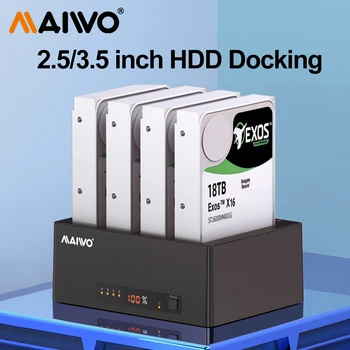 MAIWO 4-bay Pevný Disk Klonovanie Dock Vhodný pre 2.5