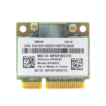 AR5B22 BT4.0 Dual-Band MINI PCIE Sieťová Karta 2.4/5 ghz 300M WLAN WIFI Adaptér