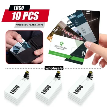 10 pack/veľa Voľného Vlastné fotografie Kreditnej Karty, USB Flash Disk 8GB16GB 32GB prispôsobené logo foto kl ' úč svadobné business darček